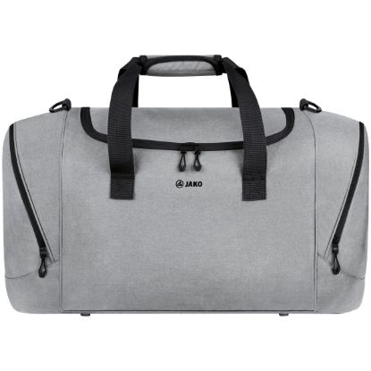 Afbeeldingen van Sporttas Challenge lichtgrijs gemeleerd