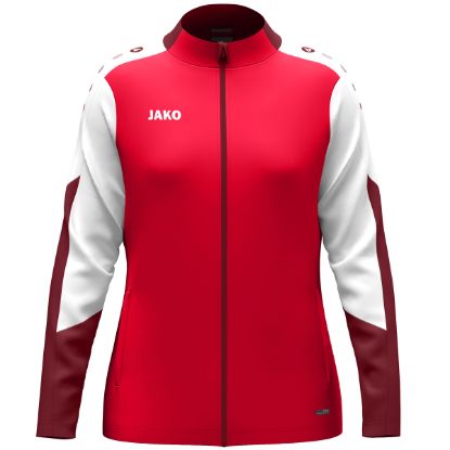 Afbeeldingen van Polyestervest Dynamic damesmaten rood/wit/donkerrood