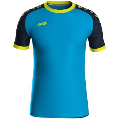Afbeeldingen van Shirt Iconic KM JAKO-blauw/marine/fluogeel