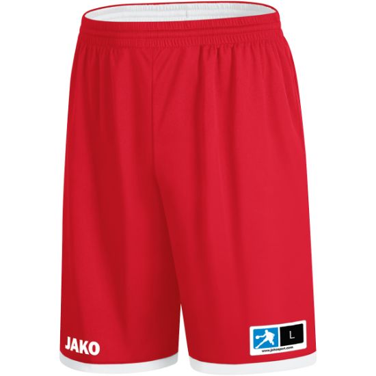 Afbeeldingen van Reversible short Change 2.0 sportrood/wit