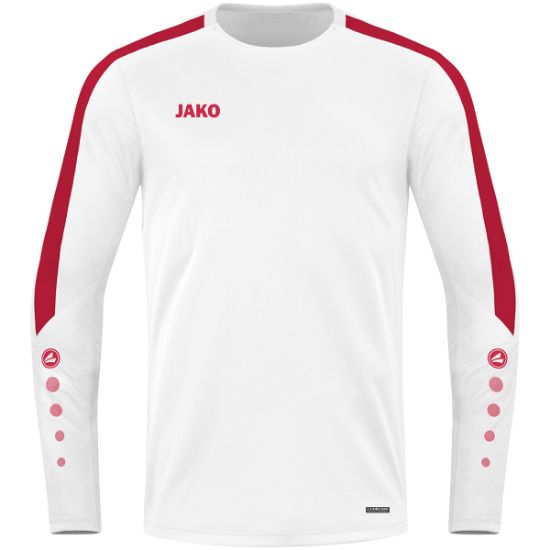Afbeeldingen van Sweater Power wit/rood